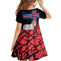 Personalized Faroe Islands Family Matching Tank Maxi Dress and Hawaiian Shirt Coat Of Arms Flag Style