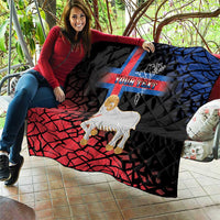 Personalized Faroe Islands Quilt Coat Of Arms Flag Style