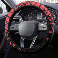 Faroe Islands Steering Wheel Cover Coat Of Arms Flag Style