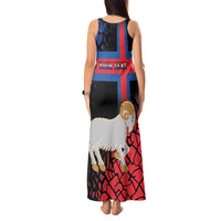 Personalized Faroe Islands Tank Maxi Dress Coat Of Arms Flag Style