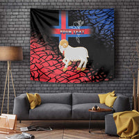Personalized Faroe Islands Tapestry Coat Of Arms Flag Style