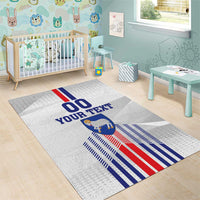 Custom Faroe Islands Football Area Rug Go Champion White Version