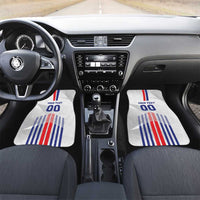 Custom Faroe Islands Football Car Mats Go Champion White Version