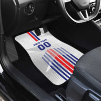 Custom Faroe Islands Football Car Mats Go Champion White Version