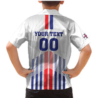 Custom Faroe Islands Football Family Matching Mermaid Dress and Hawaiian Shirt Go Champion White Version