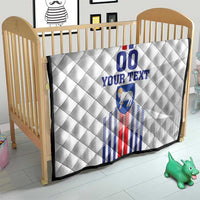 Custom Faroe Islands Football Quilt Go Champion White Version