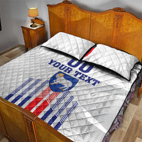 Custom Faroe Islands Football Quilt Bed Set Go Champion White Version
