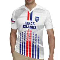 Custom Faroe Islands Football Rugby Jersey Go Champion White Version