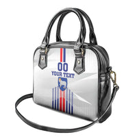 Custom Faroe Islands Football Shoulder Handbag Go Champion White Version