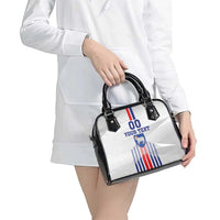 Custom Faroe Islands Football Shoulder Handbag Go Champion White Version