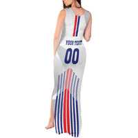Custom Faroe Islands Football Tank Maxi Dress Go Champion White Version