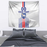 Custom Faroe Islands Football Tapestry Go Champion White Version