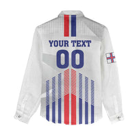 Custom Faroe Islands Football Women Casual Shirt Go Champion White Version