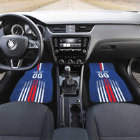 Custom Faroe Islands Football Car Mats Go Champion Blue Version