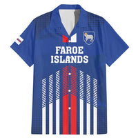 Custom Faroe Islands Football Family Matching Mermaid Dress and Hawaiian Shirt Go Champion Blue Version