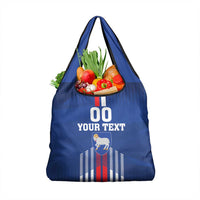 Custom Faroe Islands Football Grocery Bag Go Champion Blue Version
