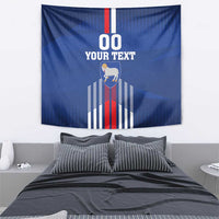 Custom Faroe Islands Football Tapestry Go Champion Blue Version
