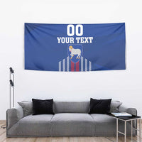 Custom Faroe Islands Football Tapestry Go Champion Blue Version