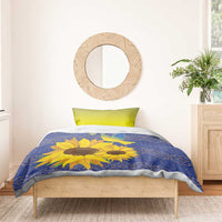 Ukraine Peace Dove Bedding Set Ukraine Sunflower With Folk Patterns - Wonder Print Shop