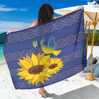 Ukraine Peace Dove Sarong Ukraine Sunflower With Folk Patterns - Wonder Print Shop