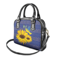 Ukraine Peace Dove Shoulder Handbag Ukraine Sunflower With Folk Patterns