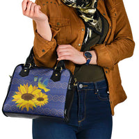 Ukraine Peace Dove Shoulder Handbag Ukraine Sunflower With Folk Patterns