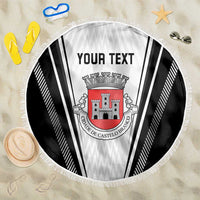 Personalized Castelo Branco Portugal Beach Blanket Sporty Style - Wonder Print Shop