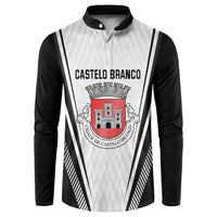 Personalized Castelo Branco Portugal Button Sweatshirt Sporty Style - Wonder Print Shop