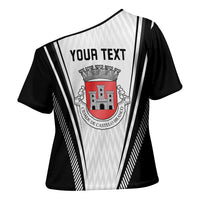 Personalized Castelo Branco Portugal Cross Shoulder Shirt Sporty Style - Wonder Print Shop
