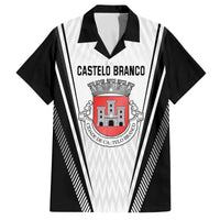 Personalized Castelo Branco Portugal Family Matching Off The Shoulder Long Sleeve Dress and Hawaiian Shirt Sporty Style - Wonder Print Shop