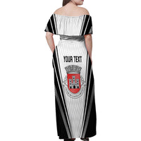 Personalized Castelo Branco Portugal Family Matching Off Shoulder Maxi Dress and Hawaiian Shirt Sporty Style - Wonder Print Shop