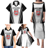 Personalized Castelo Branco Portugal Family Matching Puletasi and Hawaiian Shirt Sporty Style - Wonder Print Shop