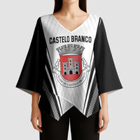 Personalized Castelo Branco Portugal Kimono Sleeve Blouse Sporty Style - Wonder Print Shop