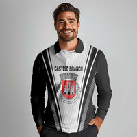 Personalized Castelo Branco Portugal Long Sleeve Polo Shirt Sporty Style - Wonder Print Shop