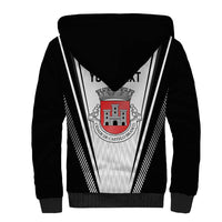Personalized Castelo Branco Portugal Sherpa Hoodie Sporty Style - Wonder Print Shop