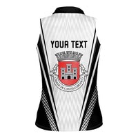 Personalized Castelo Branco Portugal Women Sleeveless Polo Shirt Sporty Style - Wonder Print Shop
