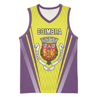 Personalized Coimbra Portugal Basketball Jersey Sporty Style - Wonder Print Shop
