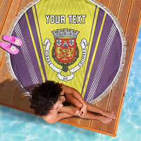 Personalized Coimbra Portugal Beach Blanket Sporty Style - Wonder Print Shop