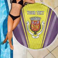 Personalized Coimbra Portugal Beach Blanket Sporty Style - Wonder Print Shop