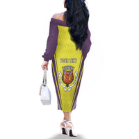 Personalized Coimbra Portugal Family Matching Off The Shoulder Long Sleeve Dress and Hawaiian Shirt Sporty Style - Wonder Print Shop