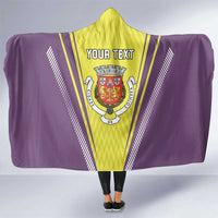 Personalized Coimbra Portugal Hooded Blanket Sporty Style - Wonder Print Shop