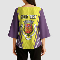 Personalized Coimbra Portugal Kimono Sleeve Blouse Sporty Style - Wonder Print Shop