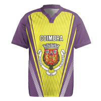 Personalized Coimbra Portugal Rugby Jersey Sporty Style - Wonder Print Shop