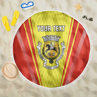 Personalized Evora Portugal Beach Blanket Sporty Style - Wonder Print Shop