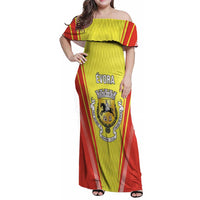 Personalized Evora Portugal Family Matching Off Shoulder Maxi Dress and Hawaiian Shirt Sporty Style - Wonder Print Shop