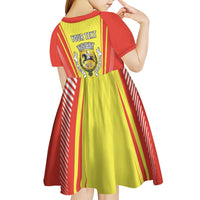 Personalized Evora Portugal Kid Short Sleeve Dress Sporty Style - Wonder Print Shop