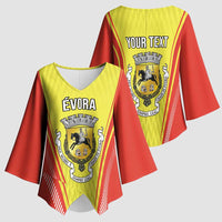 Personalized Evora Portugal Kimono Sleeve Blouse Sporty Style - Wonder Print Shop