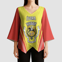 Personalized Evora Portugal Kimono Sleeve Blouse Sporty Style - Wonder Print Shop