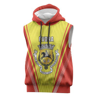 Personalized Evora Portugal Sleeveless Hoodie Sporty Style - Wonder Print Shop