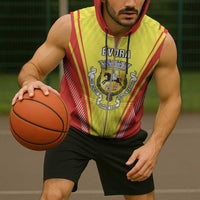 Personalized Evora Portugal Sleeveless Zip Hoodie Sporty Style - Wonder Print Shop